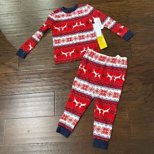 🦌NWT Nordstrom 2Pc Pajamas Unisex 18/24 Months